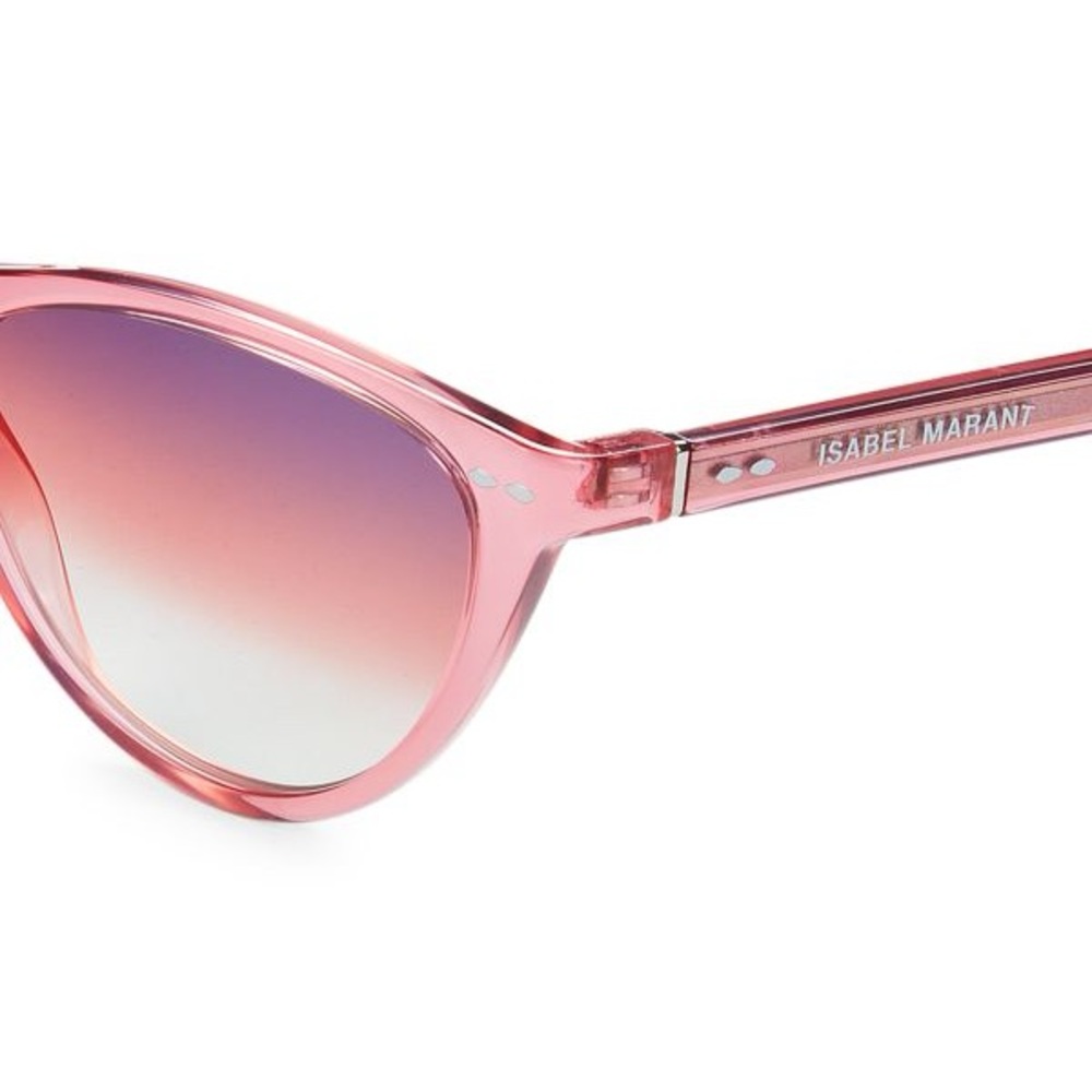 ISABEL MARANT ACETATE CAT-EYE SUNGLASSES IN PINK/PURPLE - Picture 3 of 9